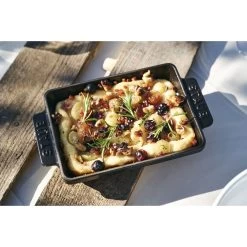 Staub Ovenschaal 18 Cm, Rechthoekig, Zwart -Thuis Keuken 000008352