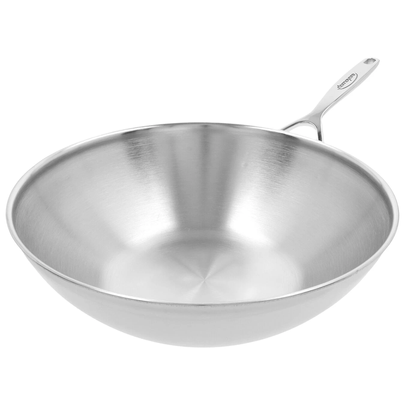 Demeyere Wok Vlakke Bodem 30 Cm 7 Demeyere Wok Vlakke Bodem 30 Cm - Afbeelding 5