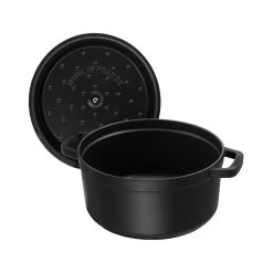 Staub Gietijzeren Braadpan 30 Cm / 8,4 L, Rond, Zwart 9 Staub Gietijzeren Braadpan 30 Cm / 8,4 L, Rond, Zwart -Thuis Keuken 40500 241 0 6 6