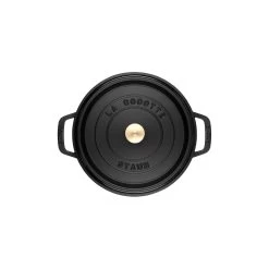 Staub Gietijzeren Braadpan 28 Cm / 6,75 L, Rond, Zwart -Thuis Keuken 40500 241 0 8 4