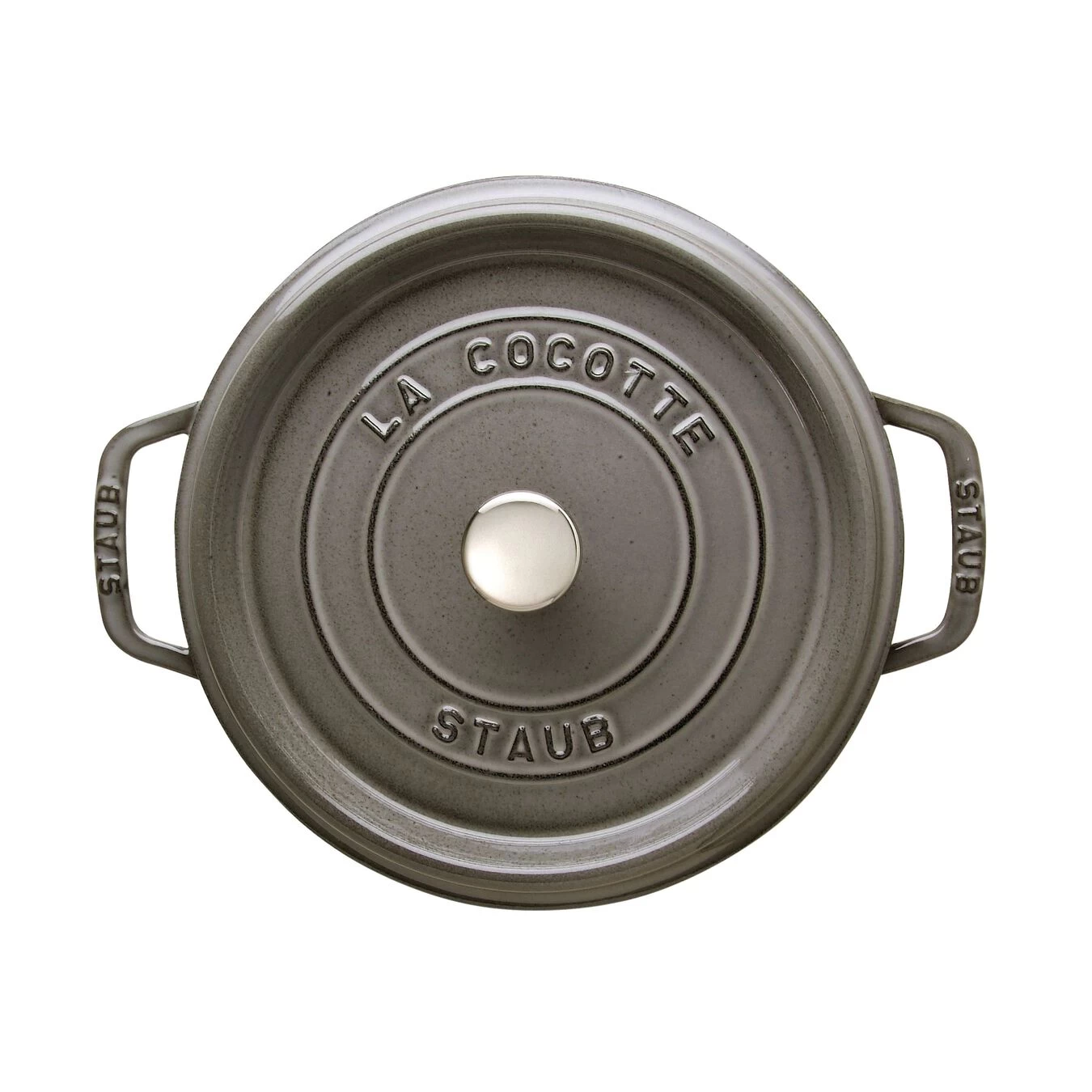 Staub Gietijzeren Braadpan 24 Cm / 3,8 L, Rond, Grafietgrijs 4 Staub Gietijzeren Braadpan 24 Cm / 3,8 L, Rond, Grafietgrijs - Afbeelding 2