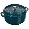 Staub Gietijzeren Braadpan 28 Cm / 6,75 L, Rond, La-mer -Thuis Keuken 40501 115 0 1