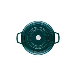 Staub Gietijzeren Braadpan 28 Cm / 6,75 L, Rond, La-mer -Thuis Keuken 40501 115 0 3