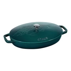 Staub Ovenschaal Met Deksel 33 Cm, Ovaal, La-mer