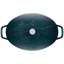 Staub Ovenschaal Met Deksel 33 Cm, Ovaal, La-mer -Thuis Keuken 40501 125 0 5