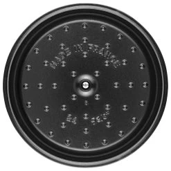 Staub Gietijzeren Braadpan 24 Cm / 3,8 L, Rond, White Truffle -Thuis Keuken 40501 412 0 6