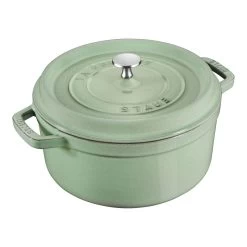 Staub Gietijzeren Braadpan 26 Cm / 5,25 L, Rond, Salie