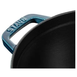 Staub Gietijzeren Braadpan 24 Cm / 3,8 L, Rond, La-mer -Thuis Keuken 40508 654 0 3