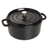 Staub Gietijzeren Braadpan 26 Cm / 5,25 L, Rond, Zwart -Thuis Keuken 40509 310 0 1