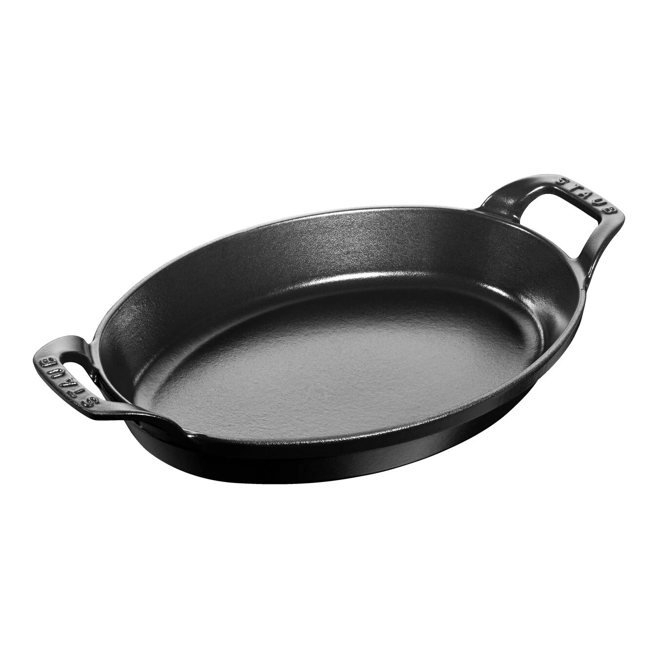Staub Ovenschaal 28 Cm, Ovaal, Zwart 3 Staub Ovenschaal 28 Cm, Ovaal, Zwart