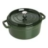 Staub Gietijzeren Braadpan 26 Cm / 5,25 L, Rond, Basilicum -Thuis Keuken 40509 356 0 1