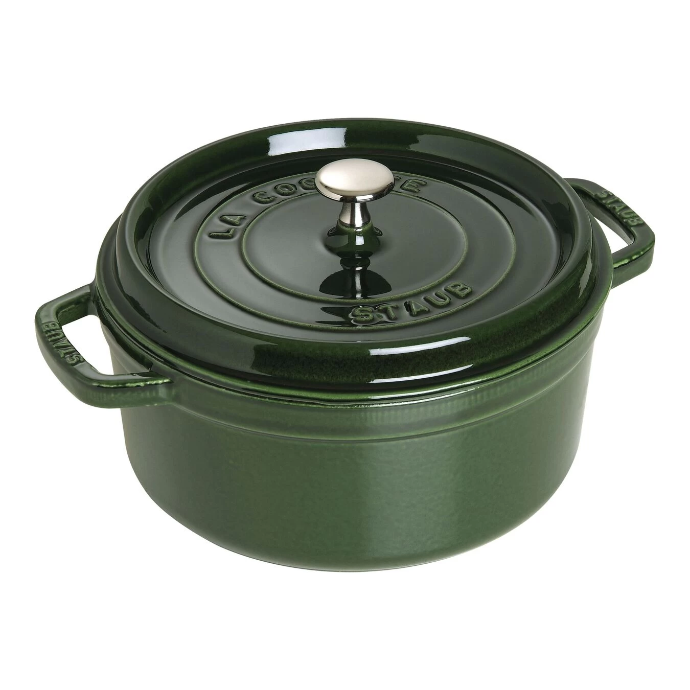 Staub Gietijzeren Braadpan 26 Cm / 5,25 L, Rond, Basilicum 3 Staub Gietijzeren Braadpan 26 Cm / 5,25 L, Rond, Basilicum