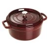 Staub Gietijzeren Braadpan 26 Cm / 5,25 L, Rond, Grenadine Rood -Thuis Keuken 40509 357 0 1
