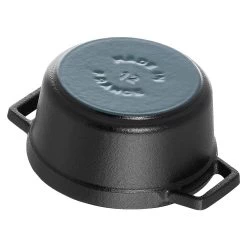 Staub Gietijzeren Braadpan 12 Cm / 400 Ml, Rond, Zwart -Thuis Keuken 40509 471 0 000000884
