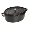 Staub Gietijzeren Braadpan 41 Cm / 12 L, Ovaal, Zwart -Thuis Keuken 40509 509 0 1