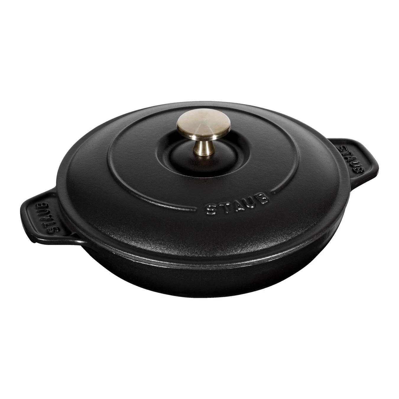 Staub Ovenschaal Met Deksel 20 Cm, Rond, Zwart 3 Staub Ovenschaal Met Deksel 20 Cm, Rond, Zwart