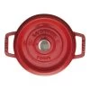 Staub Gietijzeren Braadpan 18 Cm / 1,7 L, Rond, Kersenrood -Thuis Keuken 40509 814 0 1