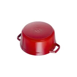 Staub Gietijzeren Braadpan 30 Cm / 8,4 L, Rond, Kersenrood -Thuis Keuken 40509 814 0 6 1