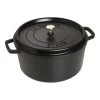 Staub Gietijzeren Braadpan 30 Cm / 8,4 L, Rond, Zwart -Thuis Keuken 40509 863 0 1