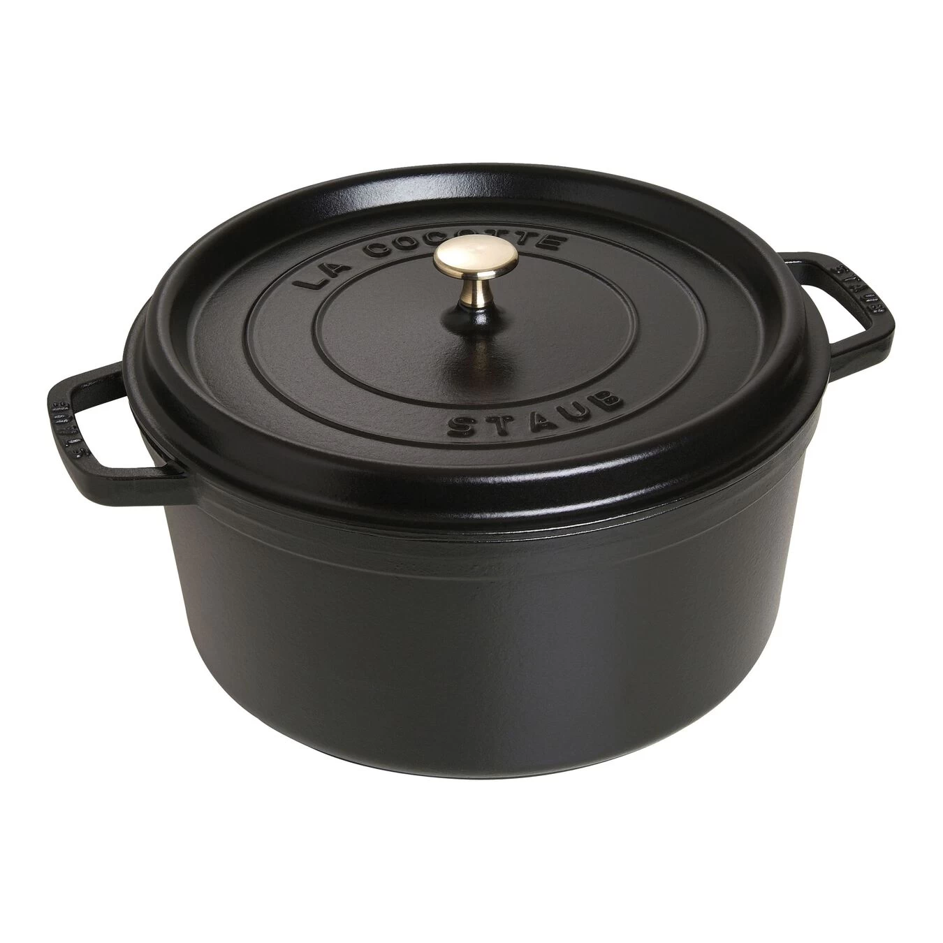 Staub Gietijzeren Braadpan 30 Cm / 8,4 L, Rond, Zwart 3 Staub Gietijzeren Braadpan 30 Cm / 8,4 L, Rond, Zwart