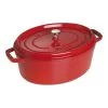Staub Gietijzeren Braadpan 37 Cm / 8 L, Ovaal, Kersenrood 2 Staub Gietijzeren Braadpan 37 Cm / 8 L, Ovaal, Kersenrood -Thuis Keuken 40509 872 0 1 1