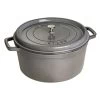 Staub Gietijzeren Braadpan 30 Cm / 8,4 L, Rond, Grafietgrijs -Thuis Keuken 40510 308 0 1
