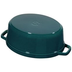 Staub Gietijzeren Braadpan 31 Cm / 5,5 L, Ovaal, La-mer -Thuis Keuken 40510 598 0 3