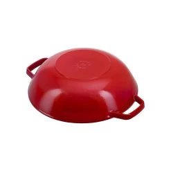 Staub Wok Met Glazen Deksel 30 Cm, Kersenrood -Thuis Keuken 40511 345 0 4