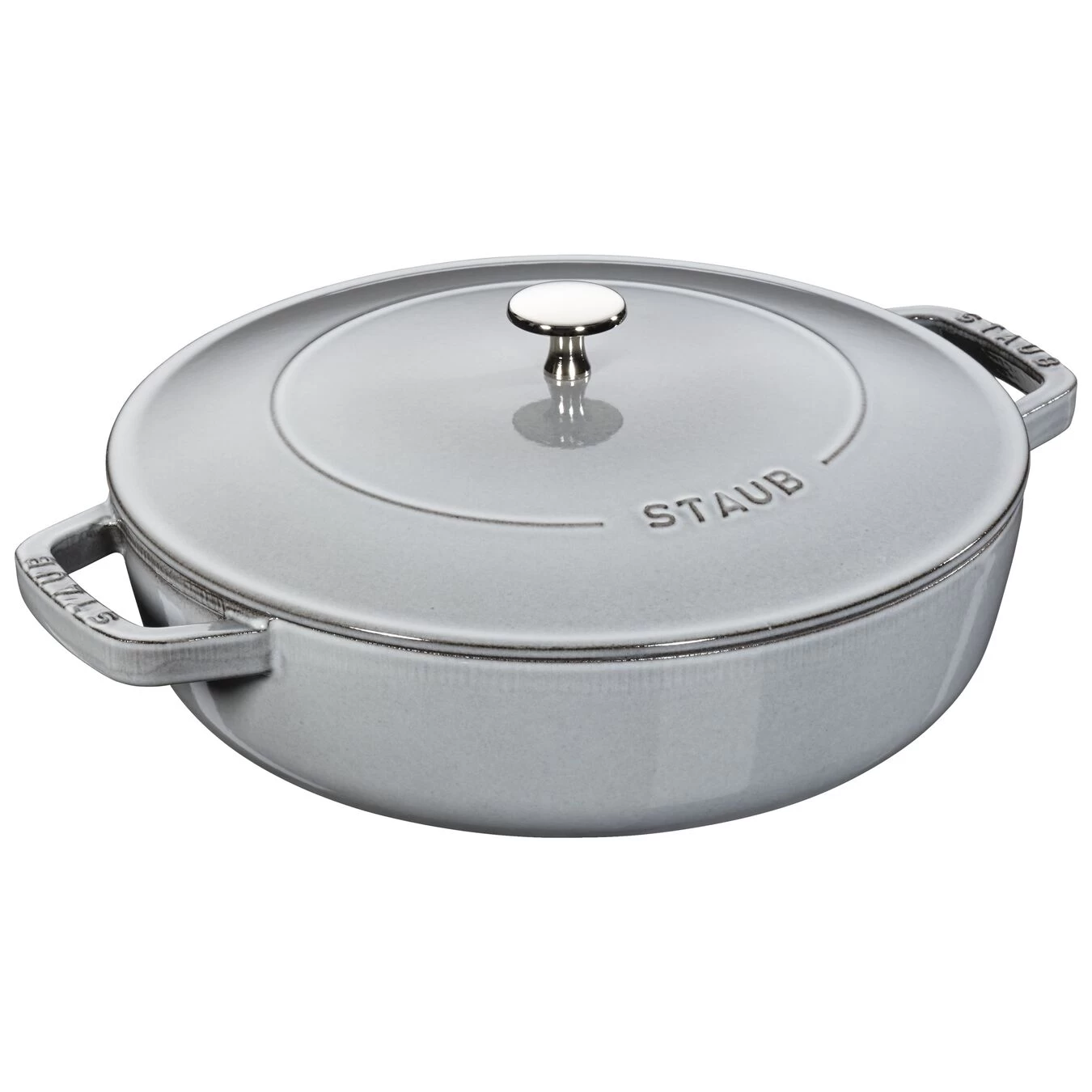 Staub Sauteerpan Chistera 28 Cm / 3,7 L, Grafietgrijs 3 Staub Sauteerpan Chistera 28 Cm / 3,7 L, Grafietgrijs