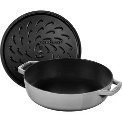 Staub Sauteerpan Chistera 24 Cm / 2,5 L, Grafietgrijs -Thuis Keuken 40511 471 0 3