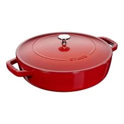 Staub Sauteerpan Chistera 24 Cm / 2,5 L, Kersenrood