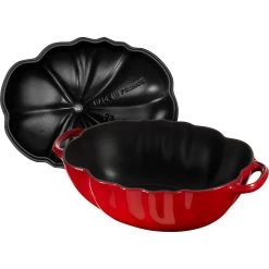 Staub Gietijzeren Braadpan 25 Cm / 3 L, Tomaat, Kersenrood -Thuis Keuken 40511 774 0 2