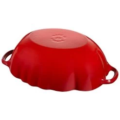Staub Gietijzeren Braadpan 25 Cm / 3 L, Tomaat, Kersenrood -Thuis Keuken 40511 774 0 3