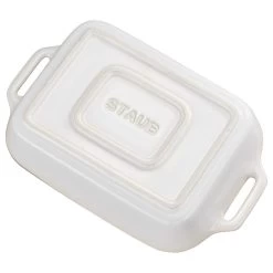 Staub Ovenschaal 27 Cm, Rechthoekig, Ivoorwit -Thuis Keuken 40511 883 3