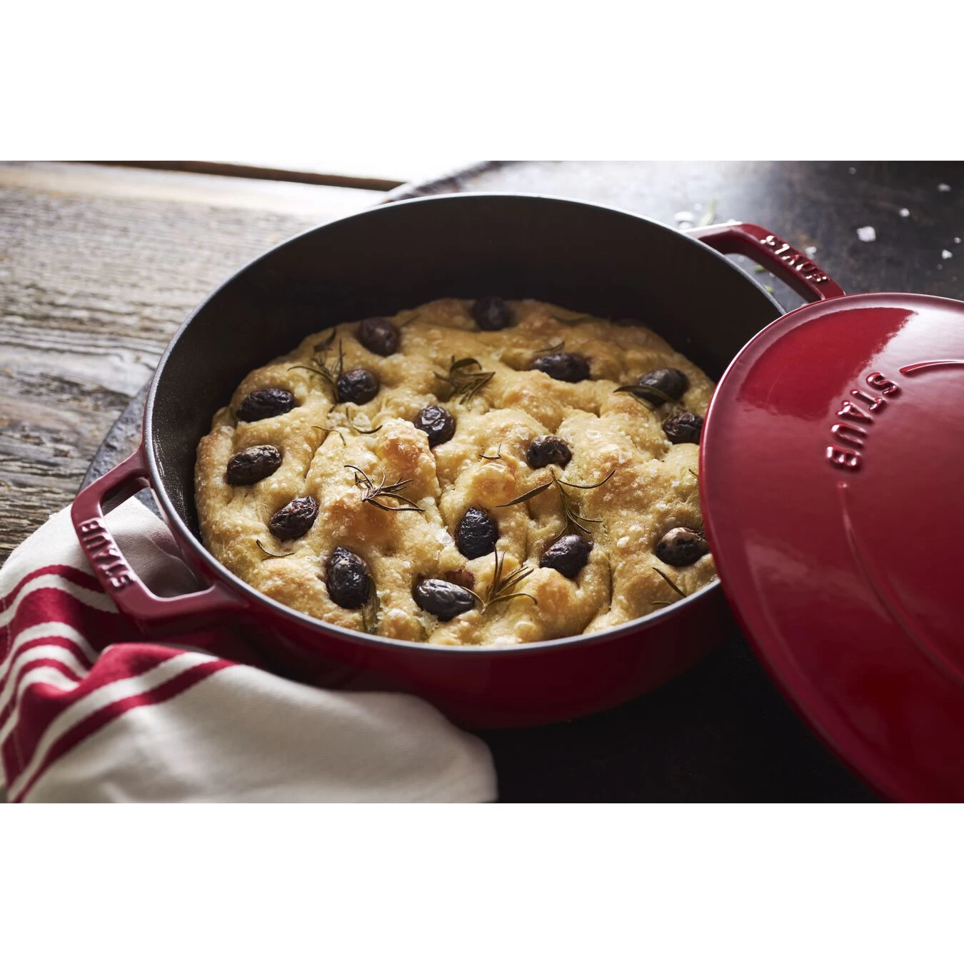 Staub Sauteerpan Chistera 24 Cm / 2,5 L, Kersenrood 7 Staub Sauteerpan Chistera 24 Cm / 2,5 L, Kersenrood - Afbeelding 5