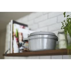 Staub Gietijzeren Braadpan 14 Cm / 800 Ml, Rond, Grafietgrijs -Thuis Keuken 750032206