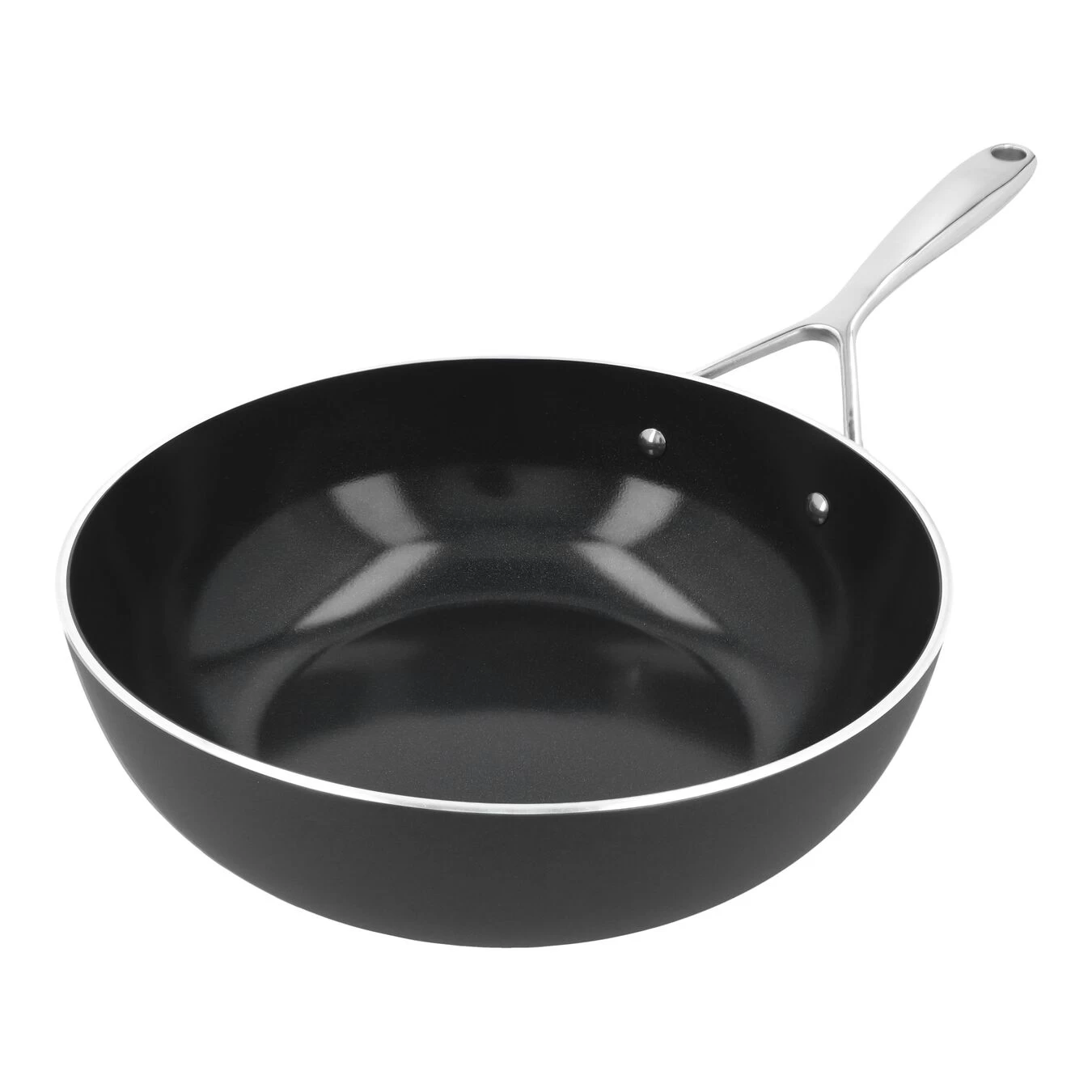 Demeyere Wok Vlakke Bodem Ceraforce 28 Cm 3 Demeyere Wok Vlakke Bodem Ceraforce 28 Cm