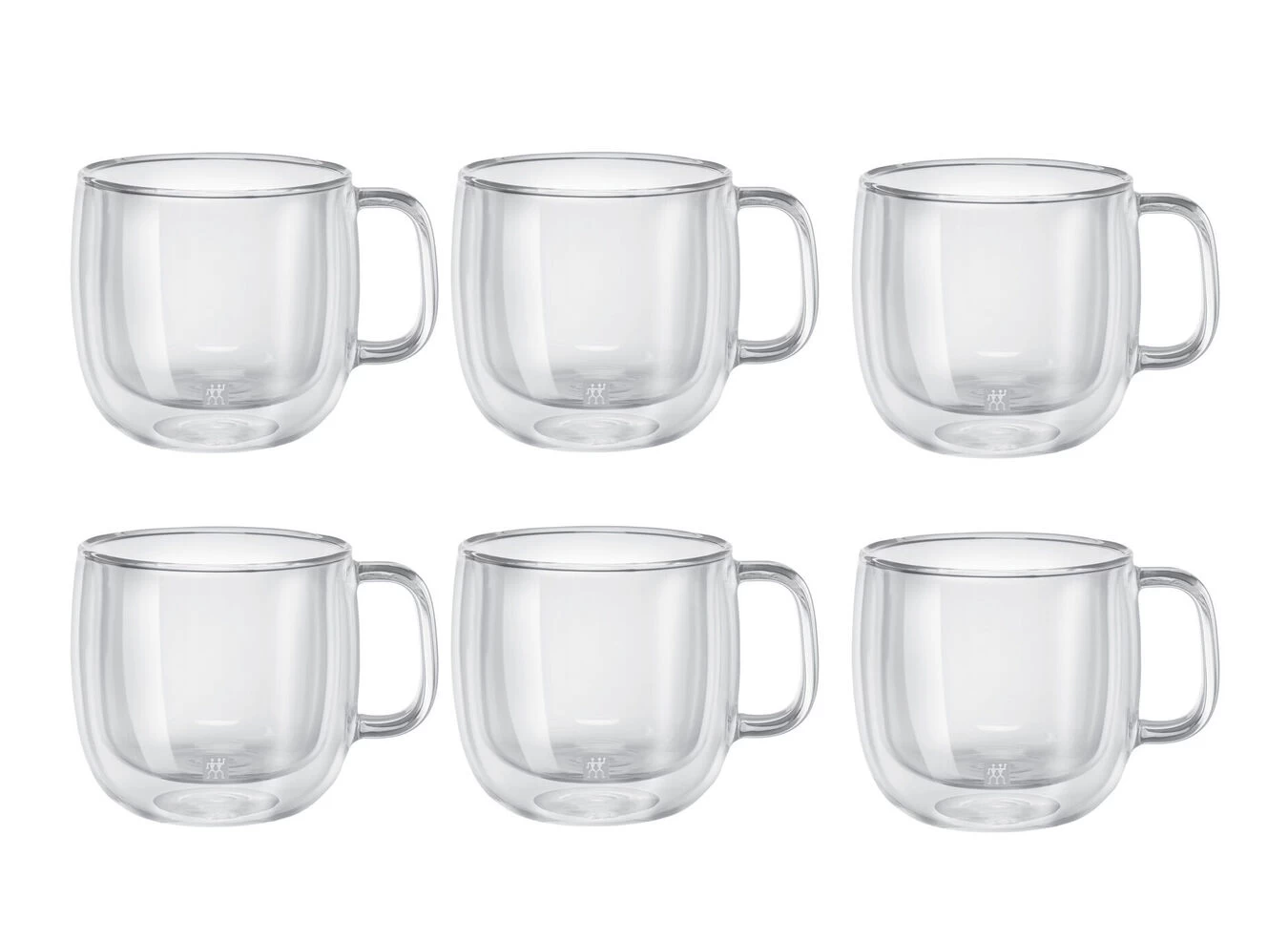 Zwilling Dubbelwandig Cappuccinoglazen Set, 6-delig 3 Zwilling Dubbelwandig Cappuccinoglazen Set, 6-delig