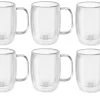 Zwilling DUBBELWANDIG ESPRESSOGLAZEN SET, 6-DELIG -Thuis Keuken set zw sorrento espresso glazen met oor 39500 111 0 4Set