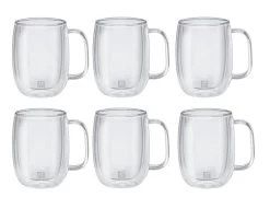 Zwilling Dubbelwandig Koffieglazen Set, 6-Delig