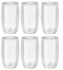 Zwilling DUBBELWANDIG LATTE MACCHIATO GLAZENSET, 6-DELIG