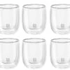 Zwilling Dubbelwandig Espressoglazenset, 6-delig 1 Zwilling Dubbelwandig Espressoglazenset, 6-delig -Thuis Keuken set zw sorrento lespresso glazen 39500 075 0 5